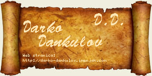Darko Dankulov vizit kartica